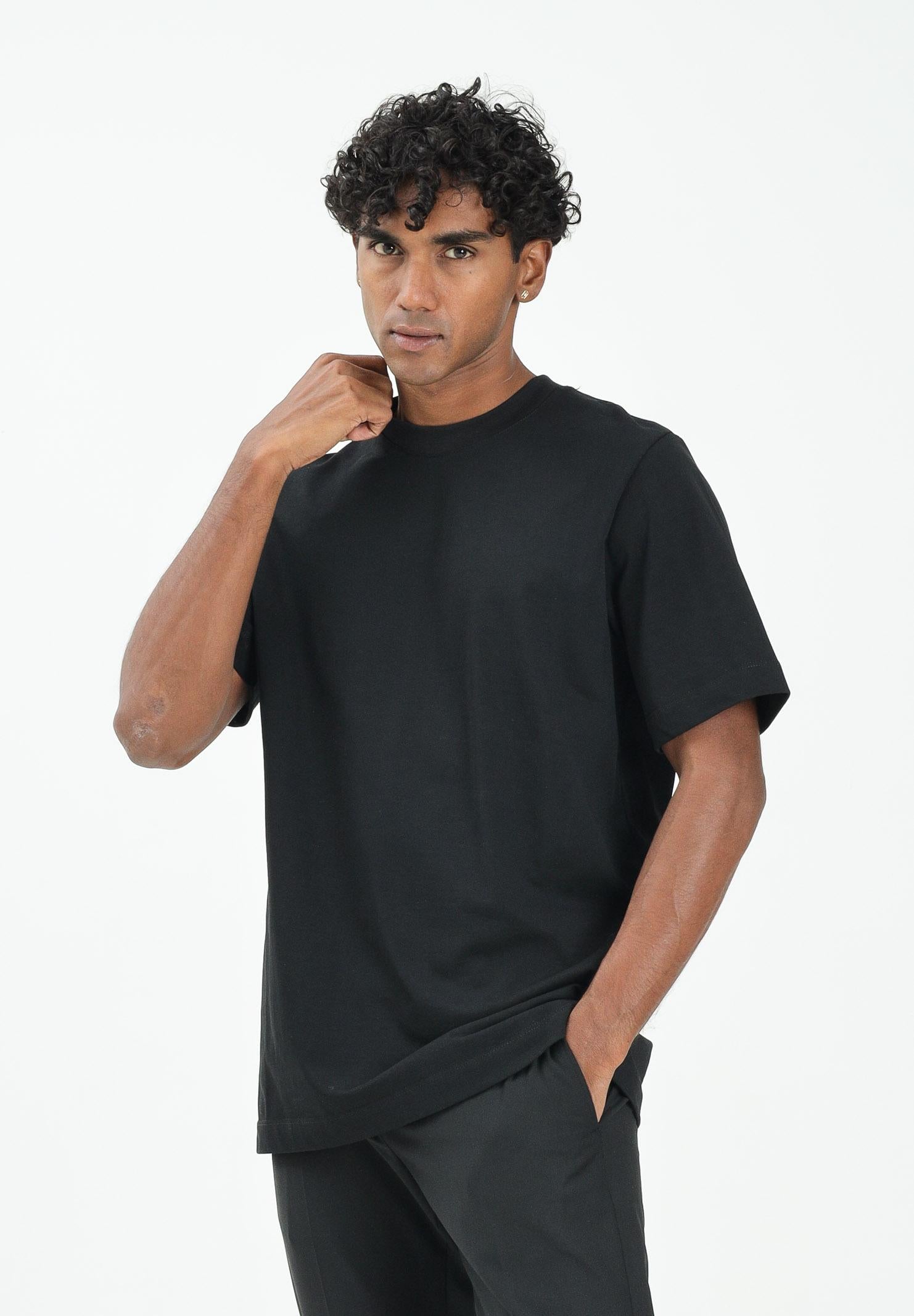 YES LONDON T-shirt a manica corta nera da uomo XM4228 NE YES LONDON 