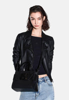 ARMANI EXCHANGE Borsa a mano nera da donna con fibbia logo XW000392AF22626 UC001 ARMANI EXCHANGE 