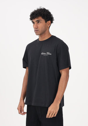 CALVIN KLEIN JEANS T-shirt a manica corta nera da uomo con logo LV04RF822G UB1 CALVIN KLEIN JEANS 
