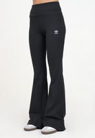 Leggings Essentials Rib Flared nero da donna IW5727 . ADIDAS ORIGINALS 