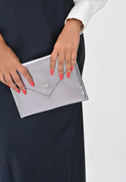 PINKO Pochette FLAT PURSE SHEEP argento da donna 104820A2O9 KZ7E PINKO 