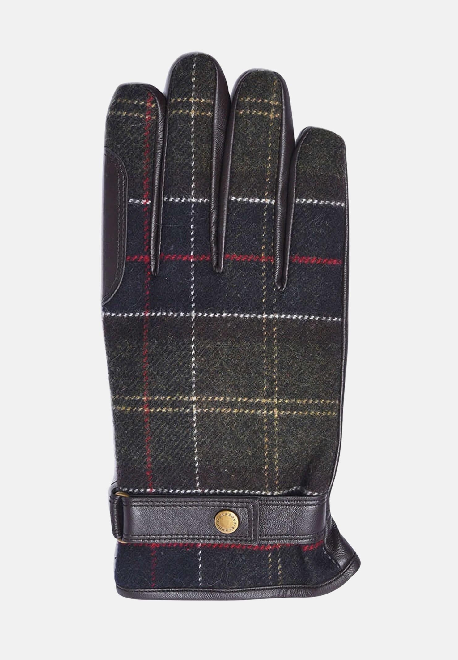 BARBOUR Guanti Newbrough tartan da uomo 252MMGL0051 TN12 BARBOUR 
