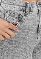 DIESEL Bermuda in denim grigio per donna, ragazzi e bambini J02345KXBR5 K02 DIESEL 