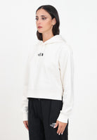 THE NORTH FACE Felpa con cappuccio Essential Crop bianca da donna NF0A89EXQLI1  THE NORTH FACE 
