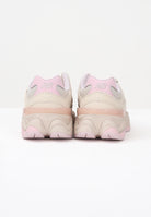 NEW BALANCE Sneakers 9060 Lace panna e rosa da bambina PC9060JP  NEW BALANCE 