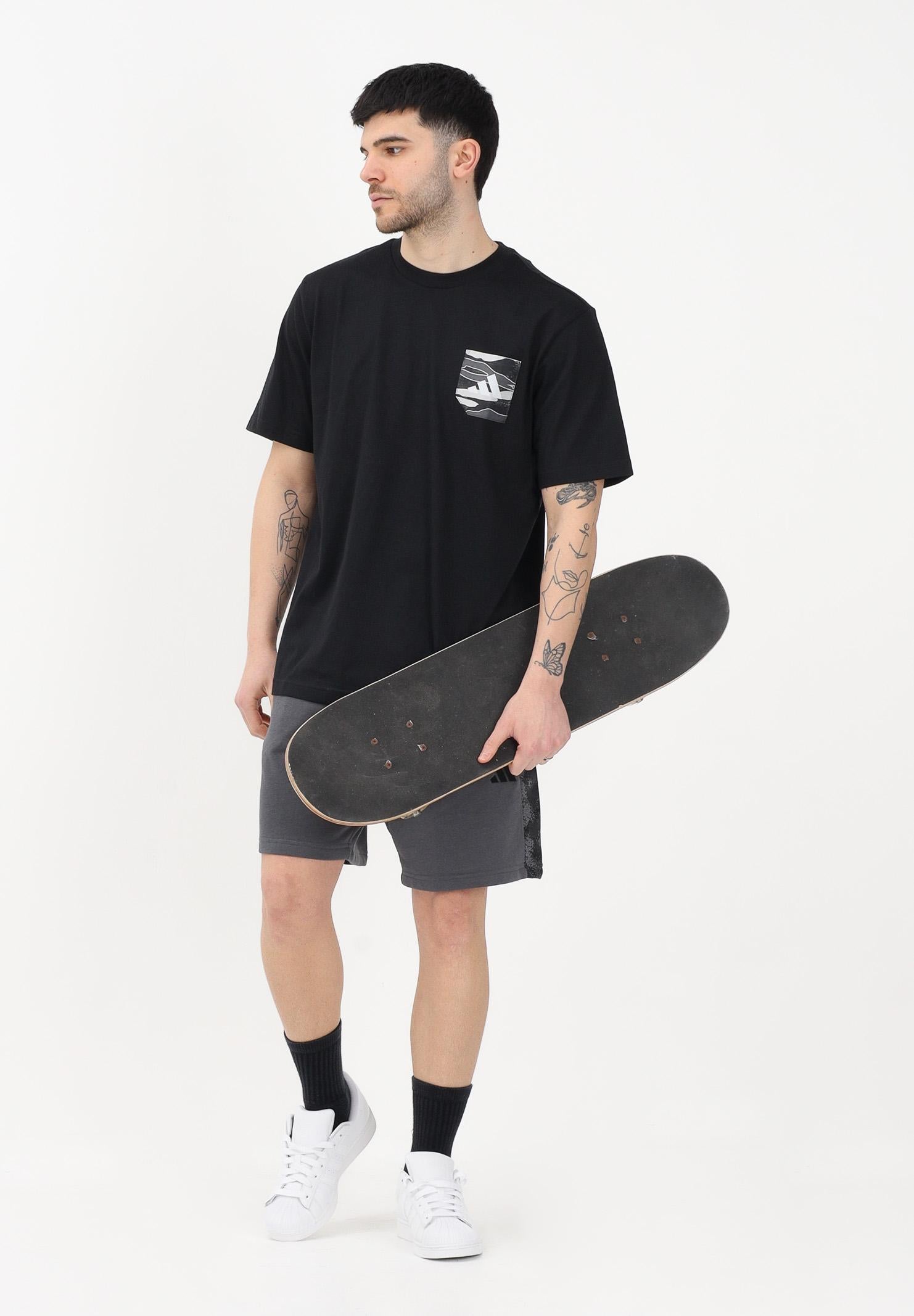 ADIDAS PERFORMANCE Shorts sportivo CAMO grigio da uomo KC0712 . ADIDAS PERFORMANCE 