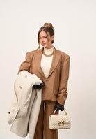 SANTAS Giacca OMBRE miele da donna PV2619 MI SANTAS 