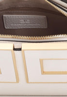 ELISABETTA FRANCHI Borsa a spalla latte da donna con logo BS36A56E2 DZ9 ELISABETTA FRANCHI 