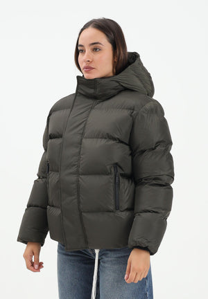 DSQUARED2 Piumino verde oliva per donna, ragazzi e bambini con logo DQ1090D00BN DQ518 DSQUARED2 