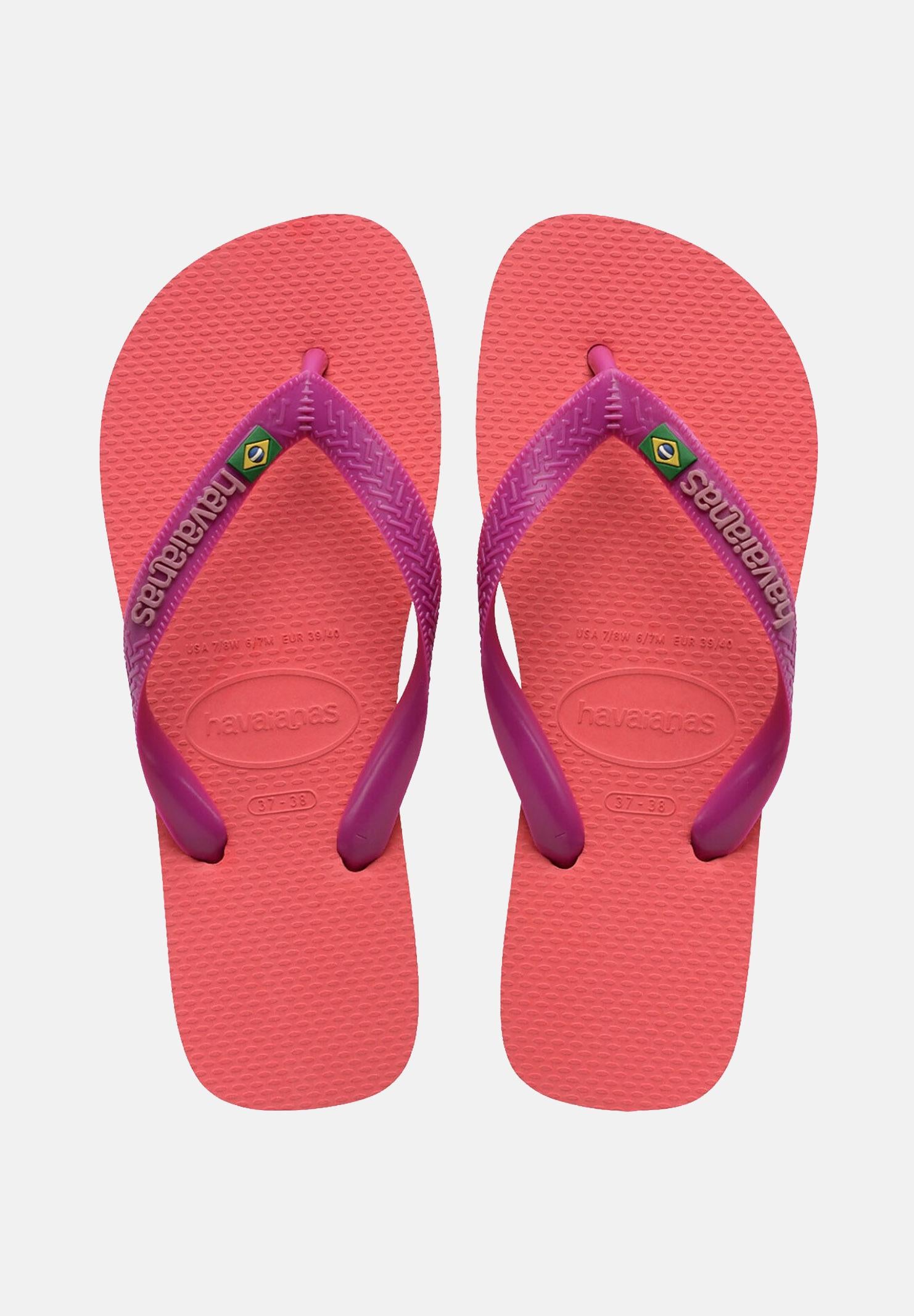 HAVAIANAS Infradito Brasil Logo corallo da bambina 4110850 4380 HAVAIANAS 