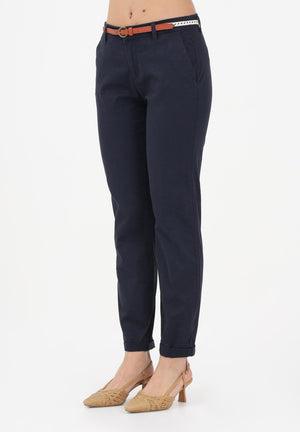 ONLY Pantalone blu da donna con cintura 15218519 NISK ONLY 