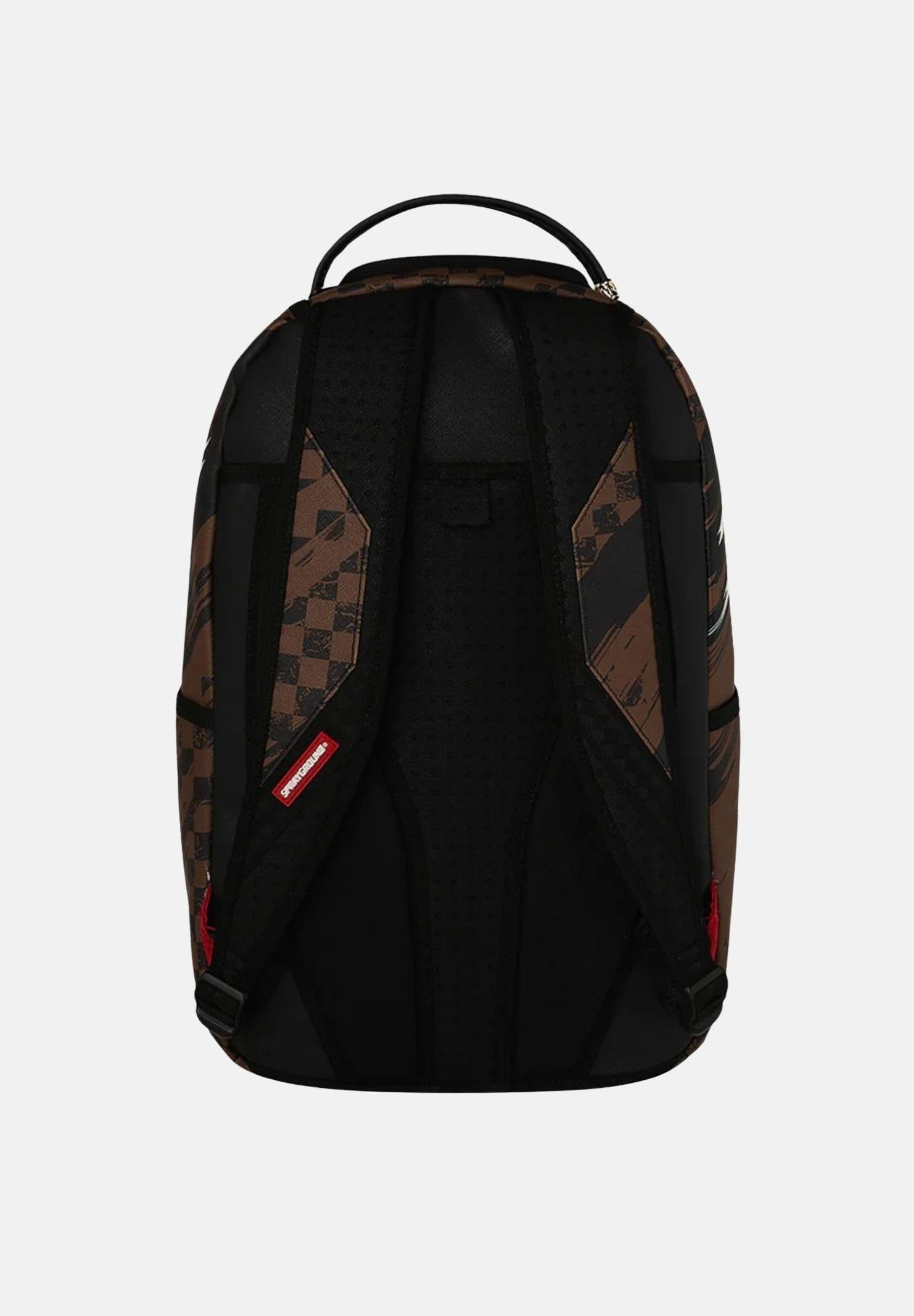 SPRAYGROUND Zaino Smeared Grunge marrone e nero per uomo e donna 910B8556NSZ . SPRAYGROUND 