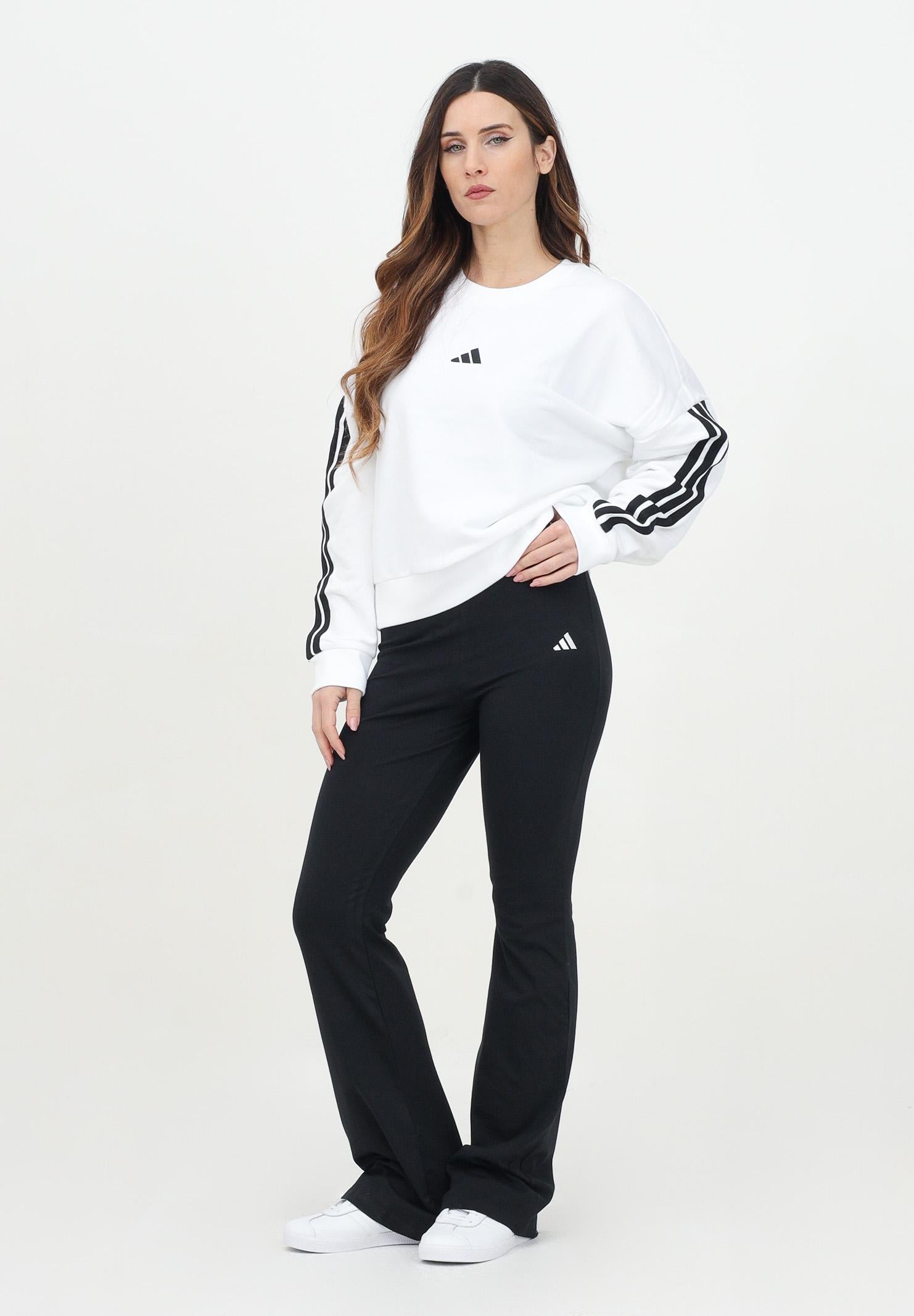 ADIDAS PERFORMANCE Leggings sportivo Essentials Small Logo Flared nero da donna JD9961 . ADIDAS PERFORMANCE 