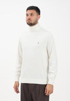 TOMMY HILFIGHER Maglioncino a collo alto panna da uomo MW0MW28048Z00  TOMMY HILFIGER 