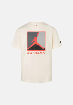 JORDAN T-shirt a manica corta Flight Essentials panna da bambino 95F057 W5T JORDAN 