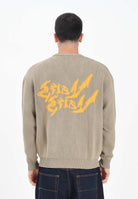 VANS Maglioncino girocollo Raw Instinct Mirror beige da uomo VN000R92EMF1  VANS 