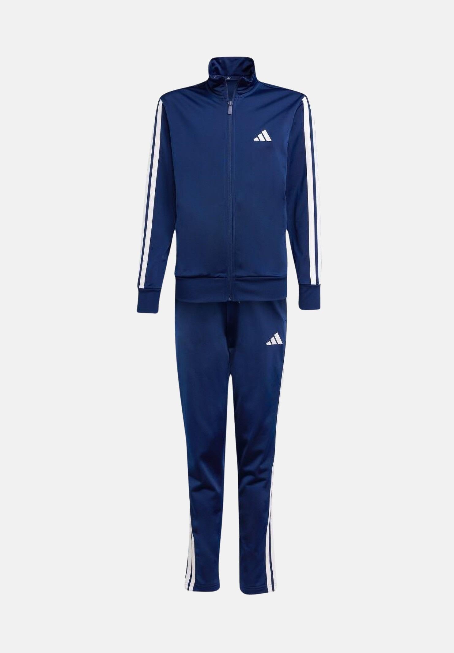 ADIDAS PERFORMANCE Tuta 3Stripes blu per bambino e bambina JL6890 . ADIDAS PERFORMANCE 