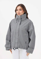 BARBOUR Piumino Bronwyn a quadretti bianco e blu da donna 261-LSP0320 NY71 BARBOUR 