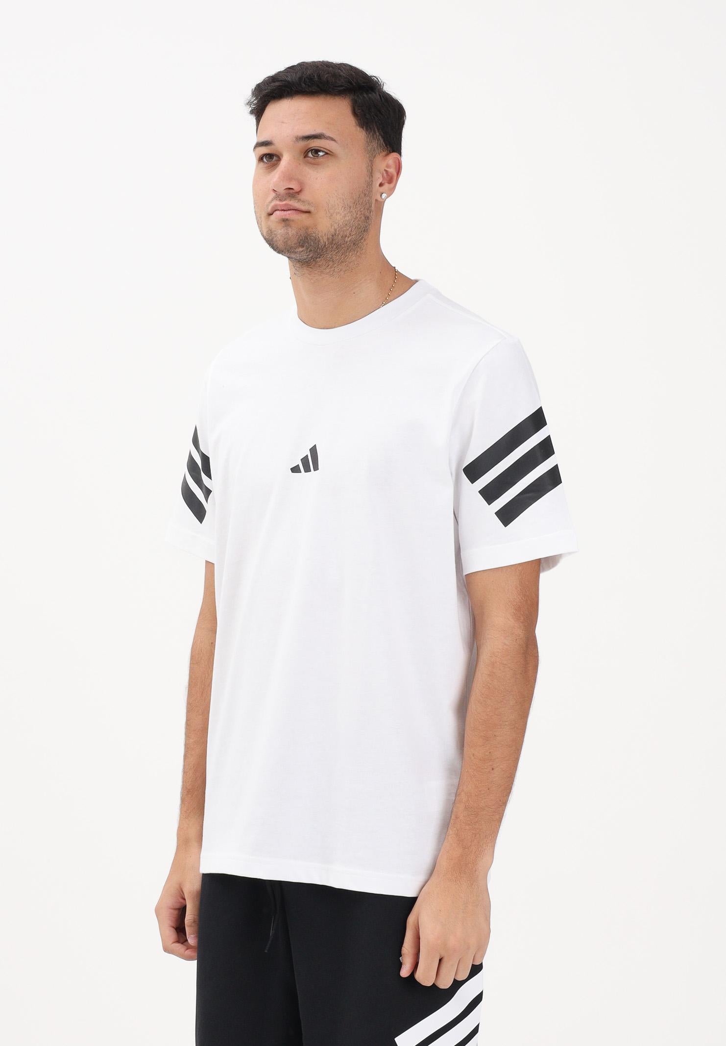 ADIDAS PERFORMANCE T-shirt a manica corta Future Icons 3-Stripes bianca da uomo JD4880 . ADIDAS PERFORMANCE 