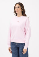 TOMMY JEANS Felpa girocollo rosa da donna con logo DW0DW17325 TOG TOMMY JEANS 