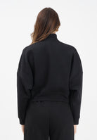 ADIDAS ORIGINALS Felpa con zip Off Placed 3 Stripes nera da donna JX2705  ADIDAS ORIGINALS 