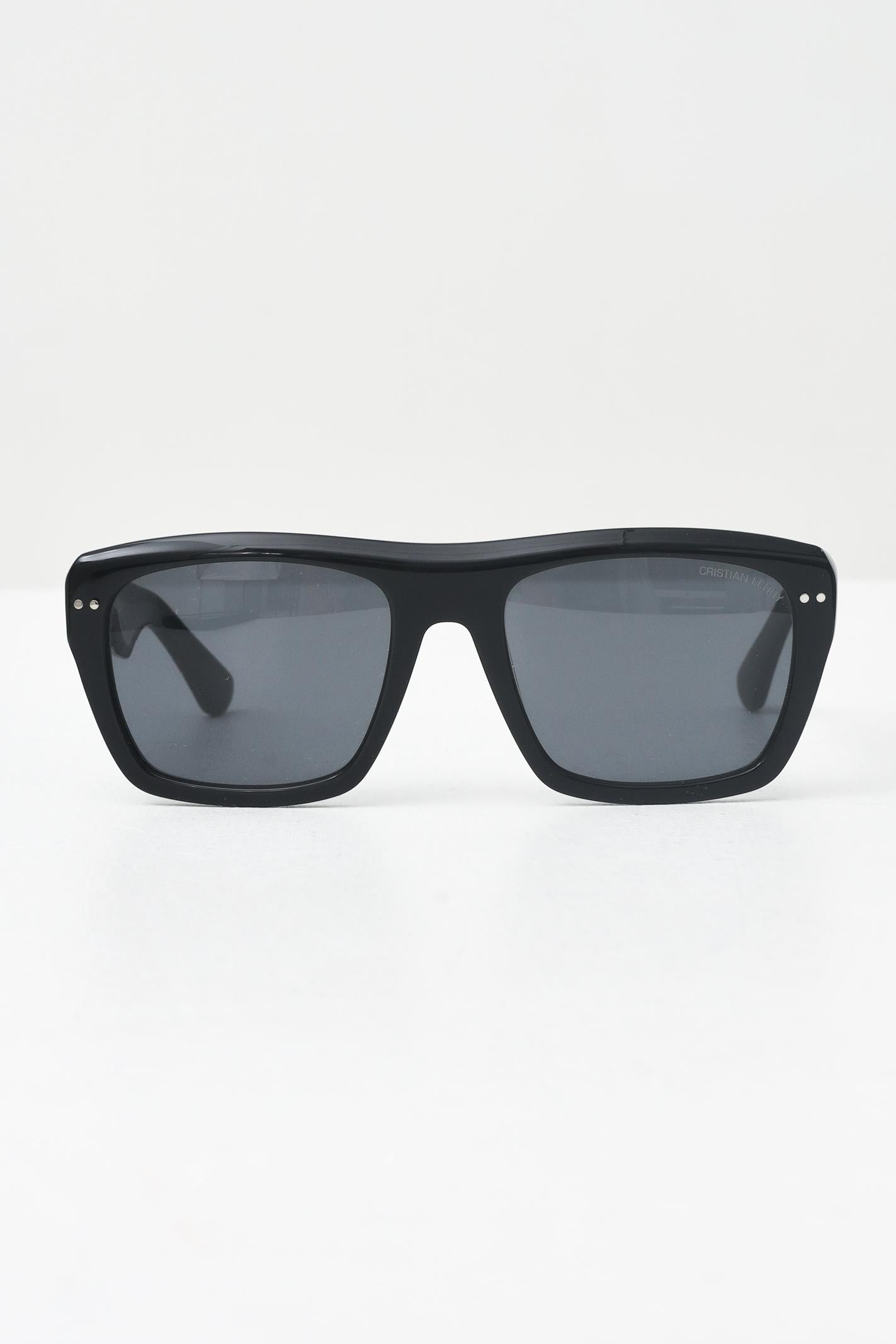 CRISTIAN LEROY Occhiali da sole neri per uomo e donna 25046 01 CRISTIAN LEROY 