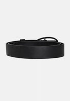 DIESEL Cintura nera per uomo e donna arricchita da fibbia con logo Oval J02595KXBLR K900 DIESEL 