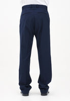 I'M BRIAN Pantalone elegante blu da uomo con vestibilità ampia PA3267 005 I'M BRIAN 