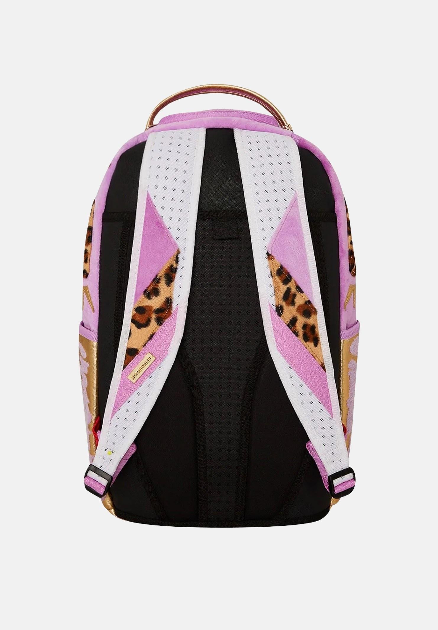 SPRAYGROUND Zaino Pink Safari Dlxsv panna da donna 910B7281NSZ  SPRAYGROUND 