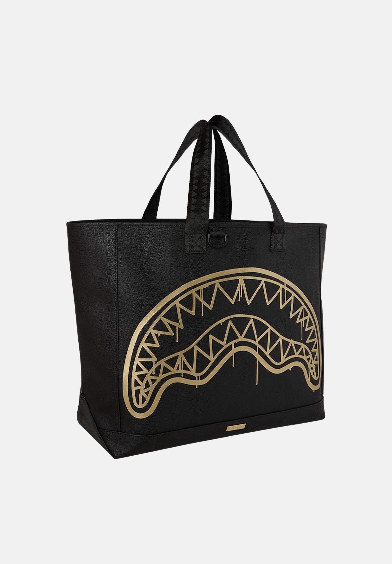 SPRAYGROUND Shopper That Gold Drip nera da donna 910T9264NSZ . SPRAYGROUND 
