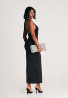 ONLY Abito midi nero da donna in tessuto stretch 15372734 BLNE ONLY 