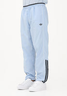 ADIDAS ORIGINALS Pantalone sportivo HALF STRIPES celeste da uomo KE2165 . ADIDAS ORIGINALS 