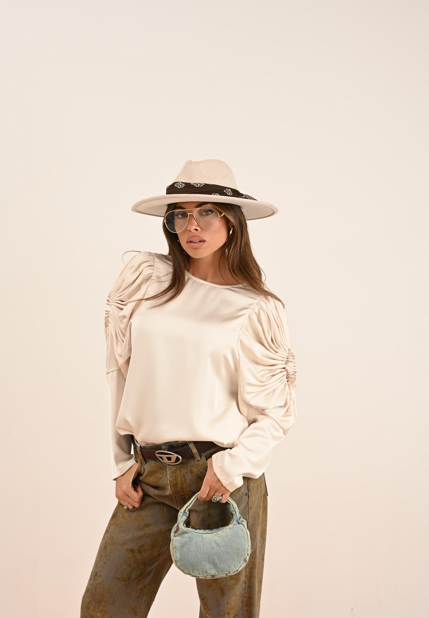 TPN Blusa Wilbur panna da donna WILBUR232W5 H1 TPN 