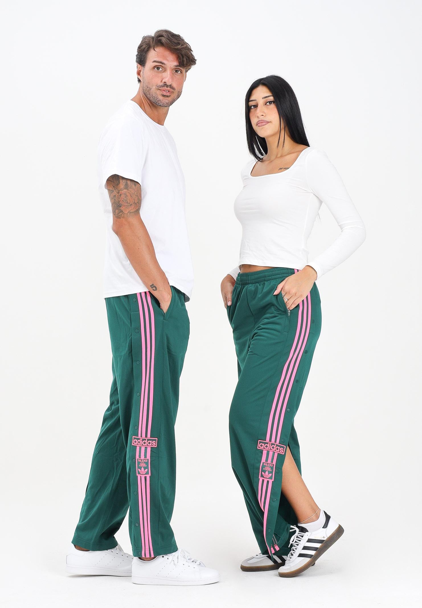 ADIDAS ORIGINALS Pantalone sportivo Adibreak verde  e rosa per uomo e donna KD6662 . ADIDAS ORIGINALS 
