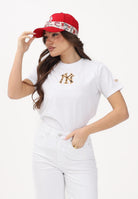 NEW ERA T-shirt a manica corta New York Yankees MLB Infill bianca da donna 60771613 . NEW ERA 