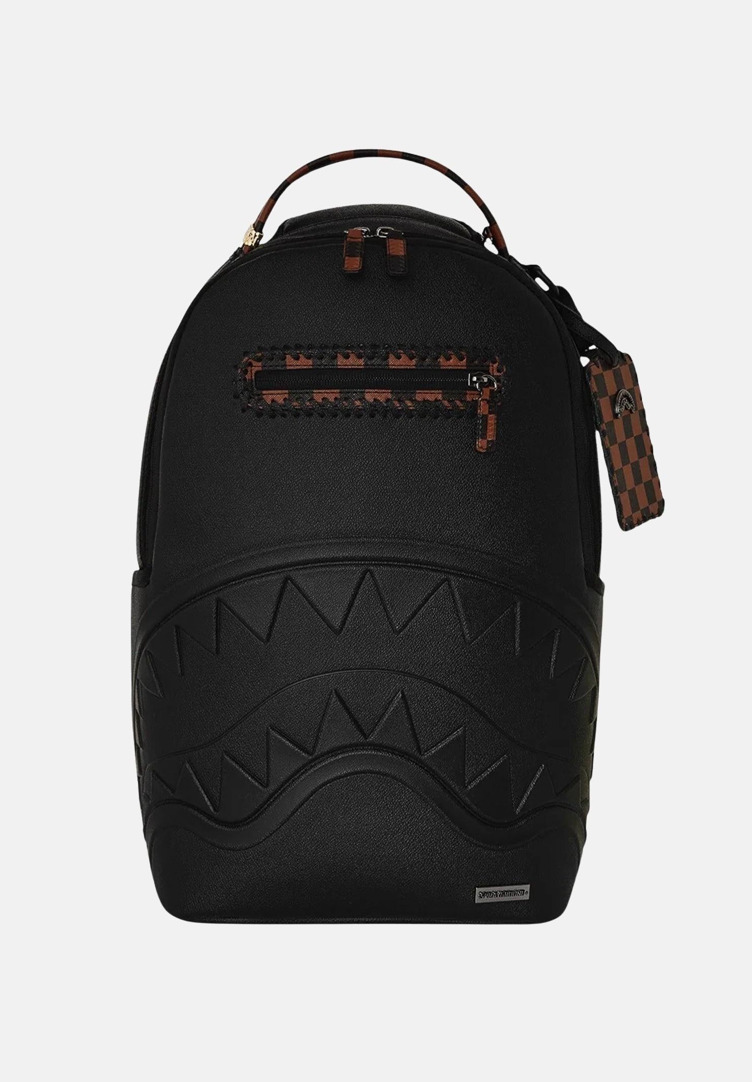 SPRAYGROUND Zaino Dose Of Check Deux Dlxs nero per uomo e donna 910B7666NSZ  SPRAYGROUND 