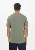 TOMMY HILFIGER T-shirt a manica corta verde da uomo con logo MW0MW39995PLI . TOMMY HILFIGER 