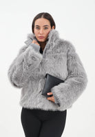 PATRIZIA PEPE Pelliccia grigia da donna 2O0174E077 S746 PATRIZIA PEPE 