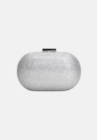 TWENTY FOURHAITCH Pochette argento da donna rivestita da micro strass BAG0004462P AR TWENTY FOURHAITCH 