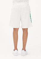 BARROW Shorts sportivo bianco per uomo e donna con stampa logo S6BWUABE004 412 BARROW 