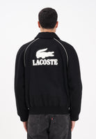 LACOSTE Bomber nero da uomo con patch logo BH5841 031 LACOSTE 