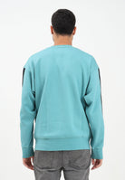 ADIDAS PERFORMANCE Felpa girocollo Essentials 3-Stripes French Terry verde acqua da uomo JX0701  ADIDAS PERFORMANCE 