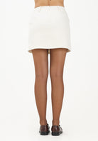 ARMANI EXCHANGE Gonna corta panna da donna con logo XW000662AF16142 U1003 ARMANI EXCHANGE 