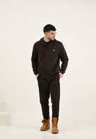 LACOSTE Felpa con zip marrone per uomo e donna SH9626 SKB LACOSTE 