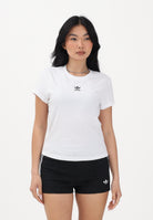 ADIDAS ORIGINALS T-shirt a manica corta Essentials bianca da donna JC8973 . ADIDAS ORIGINALS 