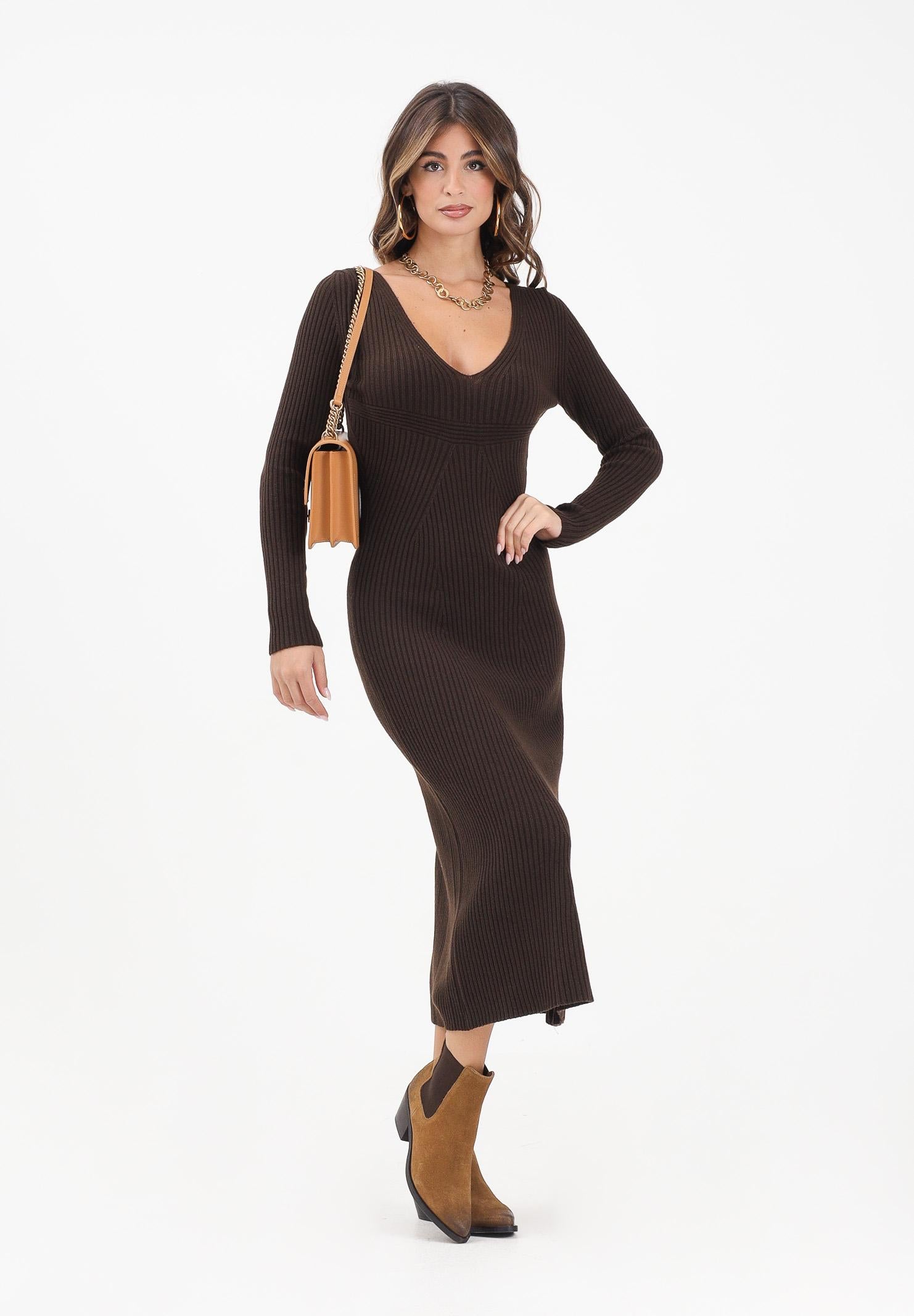 AKEP Abito midi moro da donna VSKD11032 V1 AKEP 