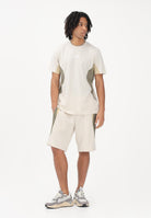 PUMA T-shirt a manica corta Essentials Block panna da uomo 691698 87 PUMA 
