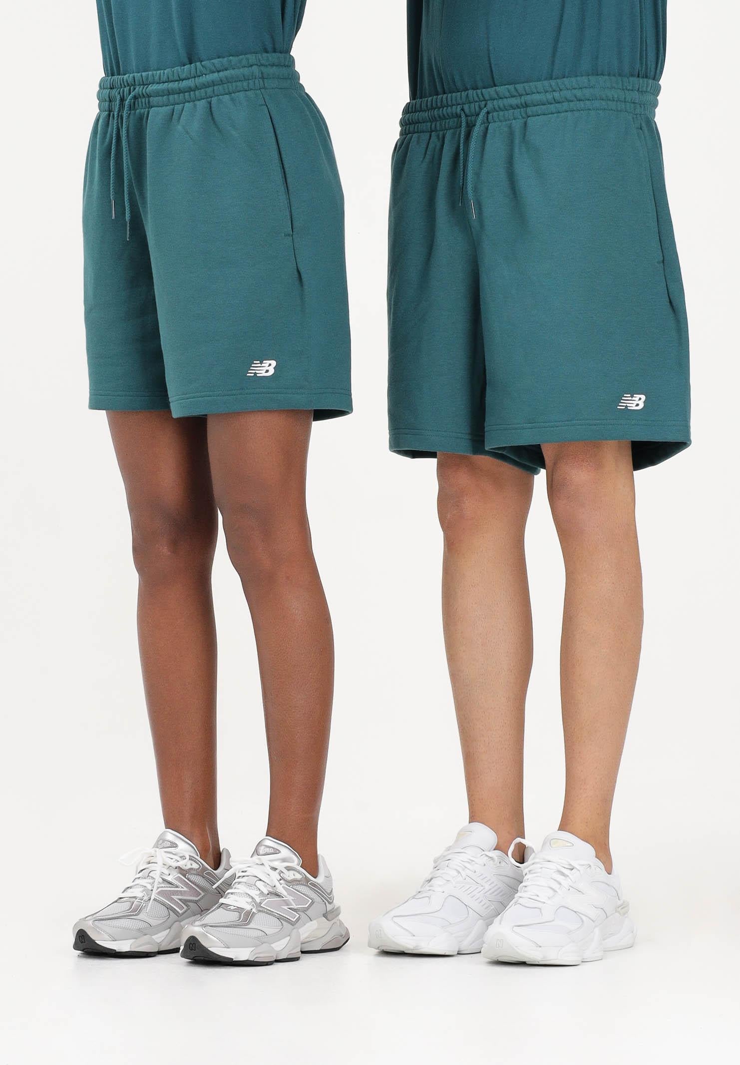 NEW BALANCE Shorts sportivo ESSENTIALS petrolio per uomo e donna MS41520AAV . NEW BALANCE 