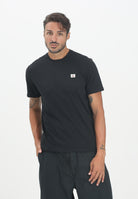 CALVIN KLEIN JEANS T-shirt a manica corta nera da uomo con stemma logo LV04RC272GUB1 . CALVIN KLEIN JEANS 