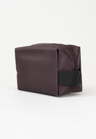 RAINS Pochette Wash Bag Small bordeaux per uomo e donna RA15580 DEP RAINS 